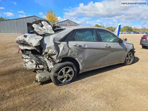 KMHLM4AG4PU555939 — 2023 Hyundai Elantra, фото 3 с аукциона Copart, Повреждения со всех сторон
