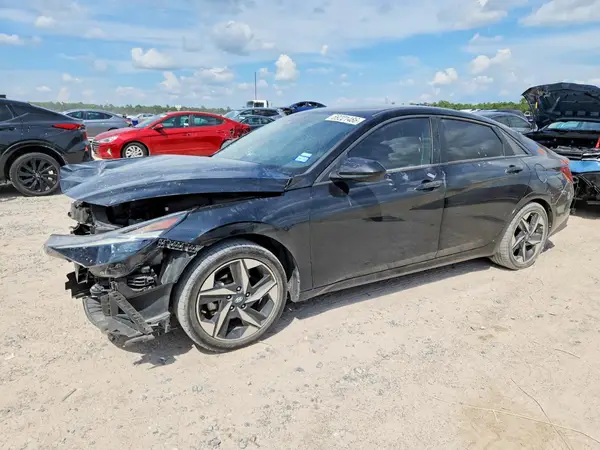 KMHLS4AG0PU410502 — 2023 Hyundai Elantra, Передняя часть (Front End), фото до ремонта