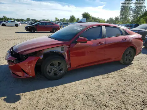 KMHLM4AG4PU438801 — 2023 Hyundai Elantra, Передняя часть, фото до ремонта
