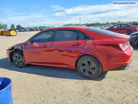 KMHLM4AG4PU438801 — 2023 Hyundai Elantra, фото 2 с аукциона Copart, Передняя часть