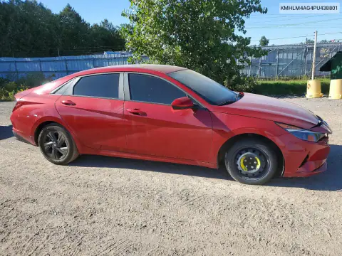 KMHLM4AG4PU438801 — 2023 Hyundai Elantra, фото 4 с аукциона Copart, Передняя часть