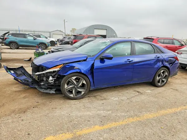 5NPLS4AG7PH086561 — 2023 Hyundai Elantra, Передняя часть (Front End), фото до ремонта