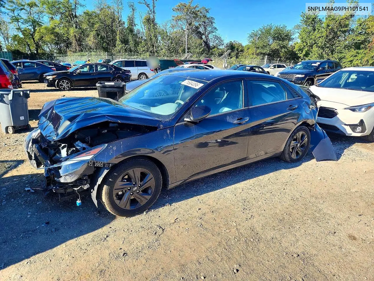 2023 Hyundai Elantra Sel VIN 5NPLM4AG9PH101541 фото 1