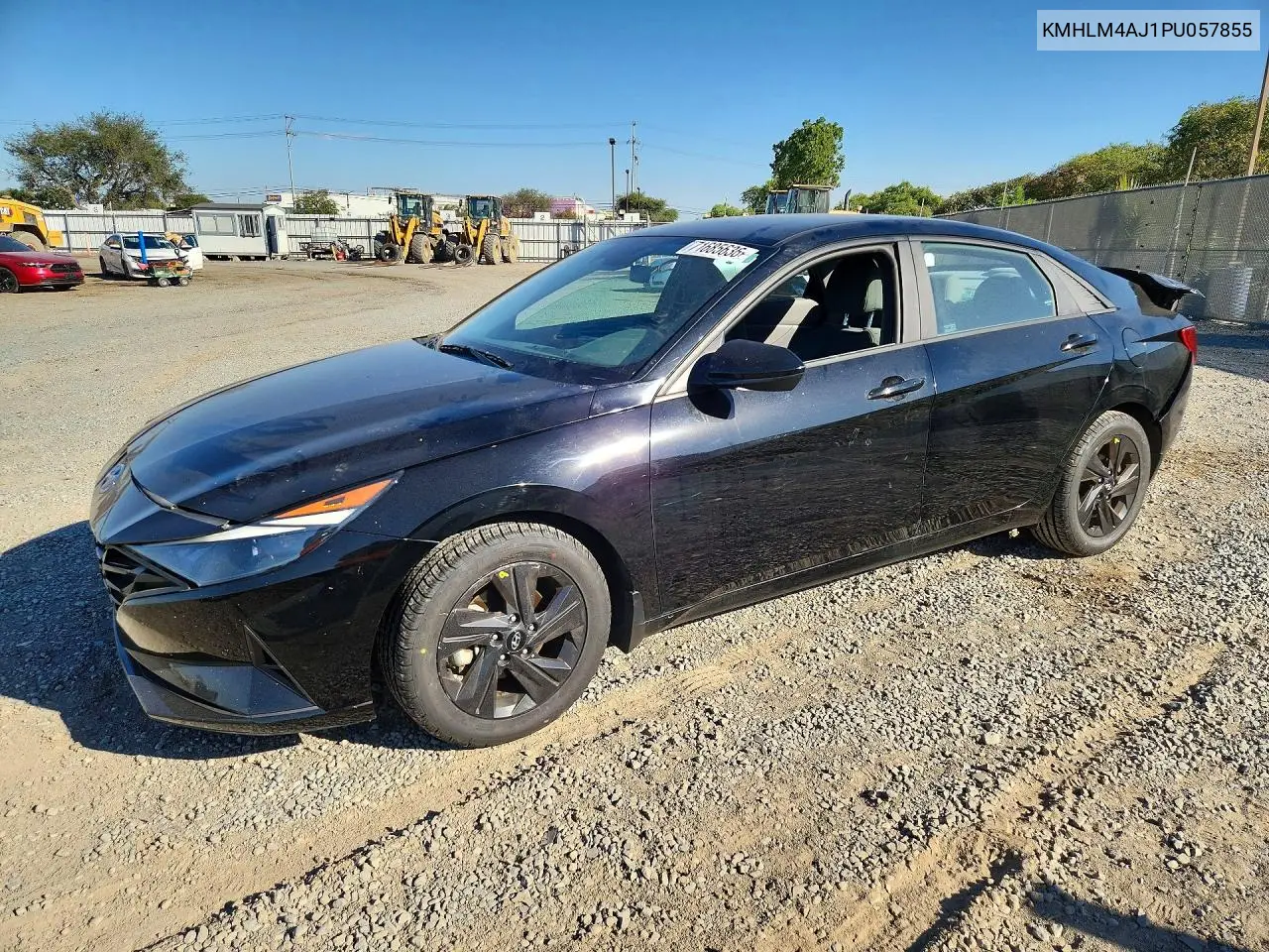 2023 Hyundai Elantra Blue VIN KMHLM4AJ1PU057855 фото 1
