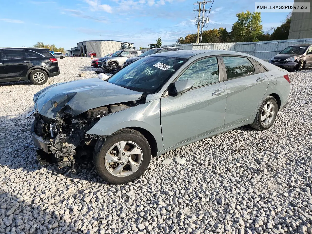 2023 Hyundai Elantra Se VIN KMHLL4AG3PU397533 фото 1