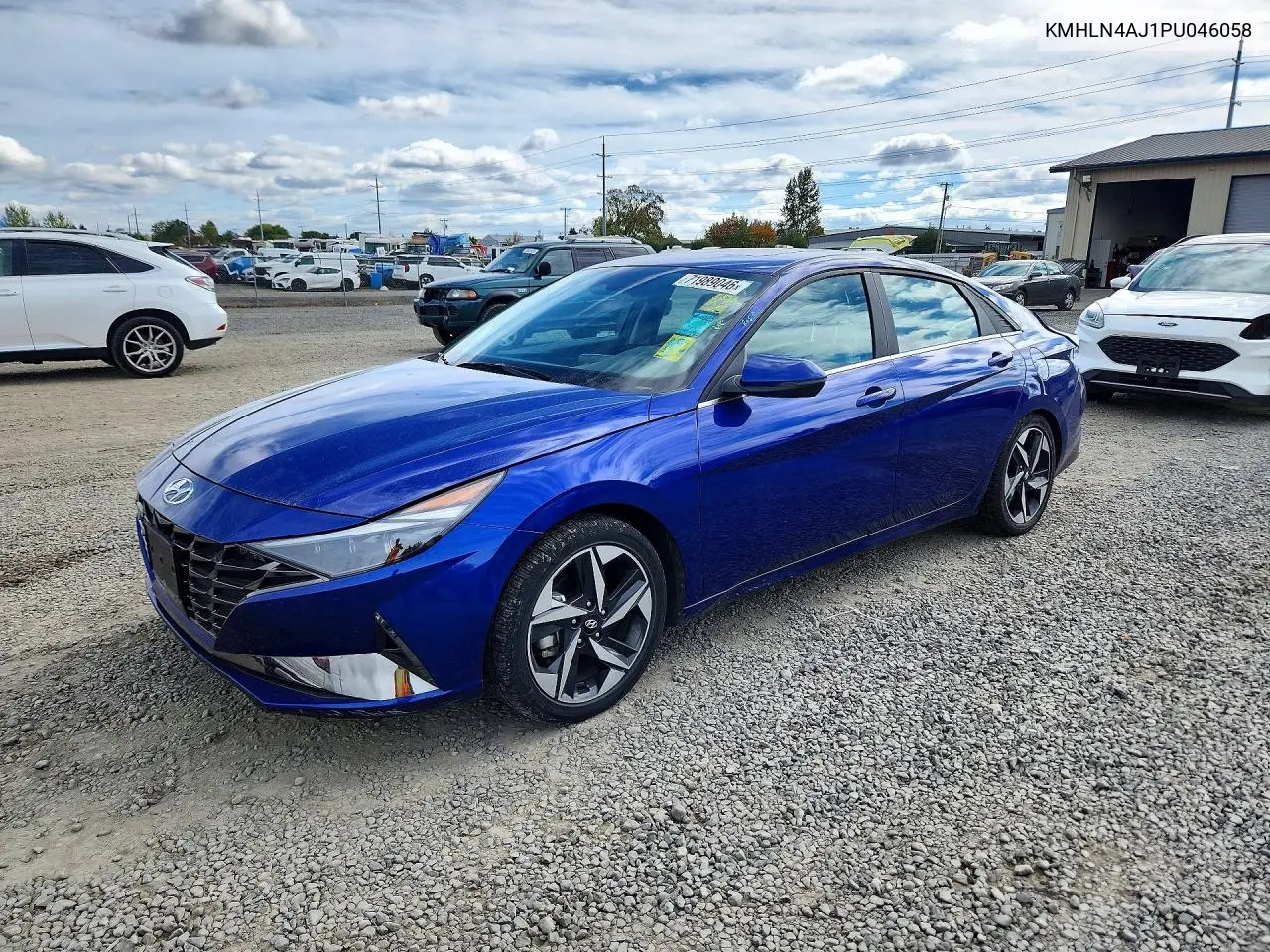2023 Hyundai Elantra Limited VIN KMHLN4AJ1PU046058 фото 1