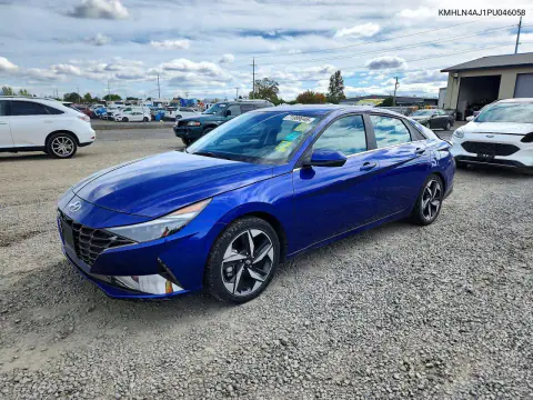 KMHLN4AJ1PU046058 — 2023 Hyundai Elantra, Задняя часть, фото до ремонта