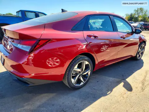 2023 Hyundai Elantra Sel VIN KMHLS4AG9PU488177 фото 3