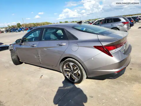 KMHLS4AG2PU428449 — 2023 Hyundai Elantra, фото 2 с аукциона Copart, Боковая часть
