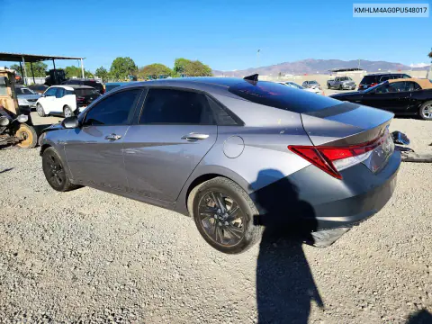 2023 Hyundai Elantra Sel VIN KMHLM4AG0PU548017 фото 2