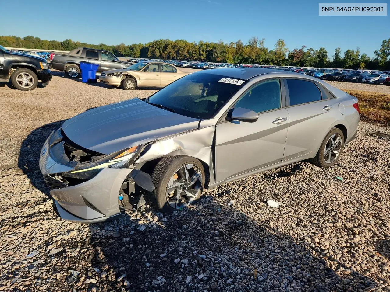 2023 Hyundai Elantra VIN 5NPLS4AG4PH092303 фото 1