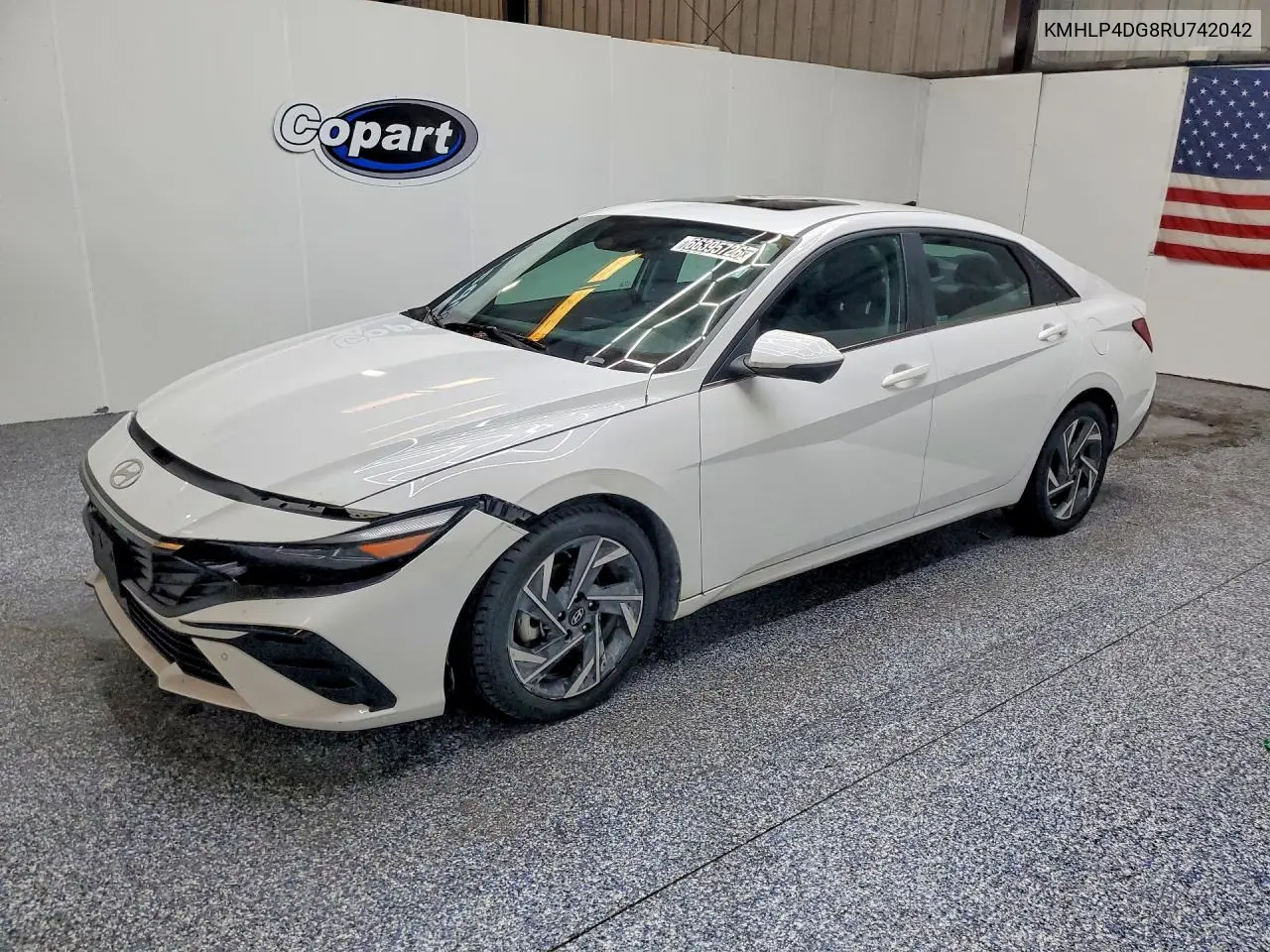 2024 Hyundai Elantra Limited VIN KMHLP4DG8RU742042 фото 1
