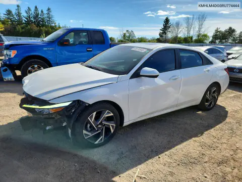 KMHLM4DG0RU774444 — 2024 Hyundai Elantra, Передняя часть, фото до ремонта