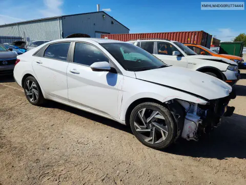 2024 Hyundai Elantra Sel VIN KMHLM4DG0RU774444 фото 4