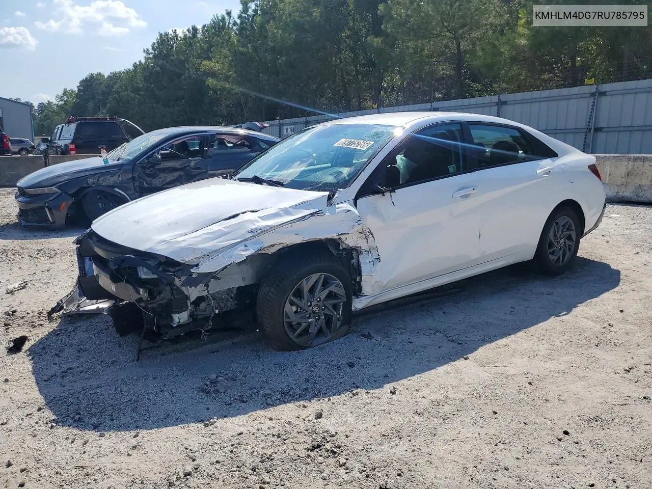 2024 Hyundai Elantra Sel VIN KMHLM4DG7RU785795 фото 1