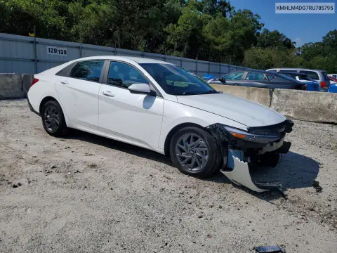 2024 Hyundai Elantra Sel VIN KMHLM4DG7RU785795 фото 4