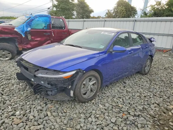 KMHLL4DGXRU637207 — 2024 Hyundai Elantra, Передняя часть (Front End), фото до ремонта