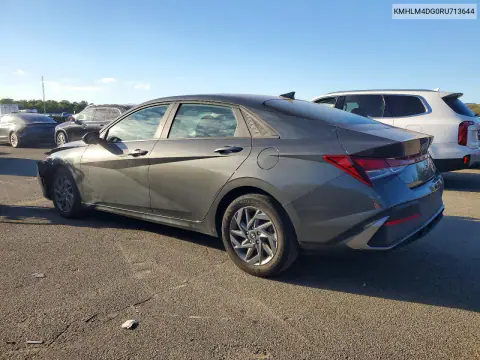 2024 Hyundai Elantra Sel VIN KMHLM4DG0RU713644 фото 2
