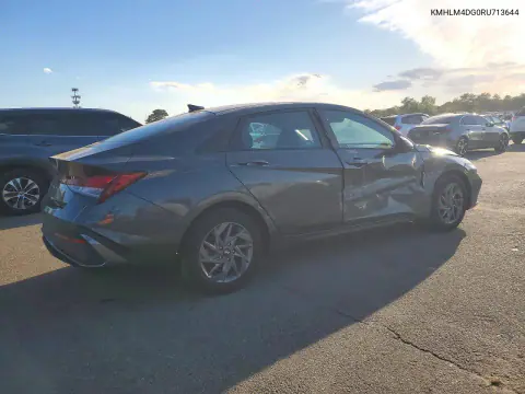 2024 Hyundai Elantra Sel VIN KMHLM4DG0RU713644 фото 3