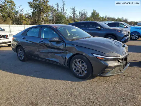 2024 Hyundai Elantra Sel VIN KMHLM4DG0RU713644 фото 4