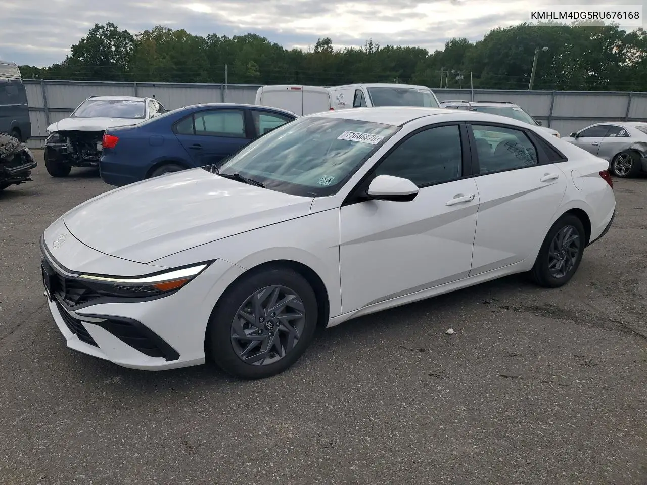 2024 Hyundai Elantra Sel VIN KMHLM4DG5RU676168 фото 1