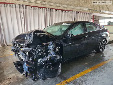 KMHLS4DG0RU811532 — 2024 Hyundai Elantra, Повреждения со всех сторон, фото до ремонта