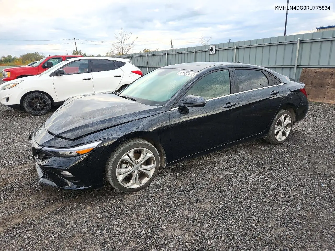 KMHLN4DG0RU775834 Hyundai Elantra 2024 — повреждение Передняя часть, фото до ремонта
