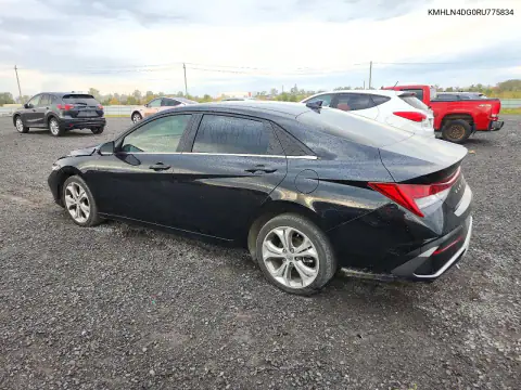 KMHLN4DG0RU775834 — 2024 Hyundai Elantra, фото 2 с аукциона Copart 03.11.2026, Передняя часть