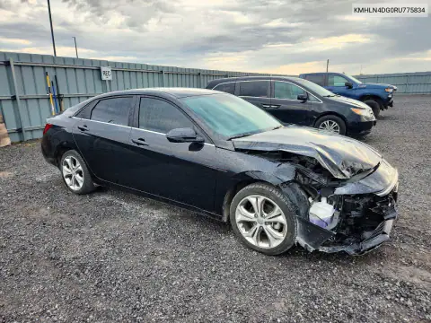 KMHLN4DG0RU775834 — 2024 Hyundai Elantra, фото 4 с аукциона Copart 03.11.2026, Передняя часть