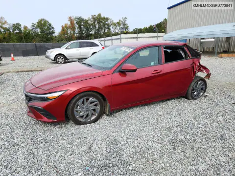 2024 Hyundai Elantra Sel VIN KMHLM4DG5RU773841 фото 1