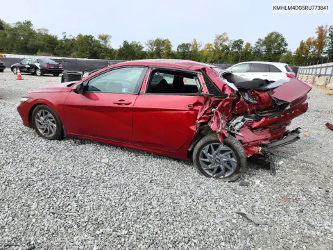 2024 Hyundai Elantra Sel VIN KMHLM4DG5RU773841 фото 2