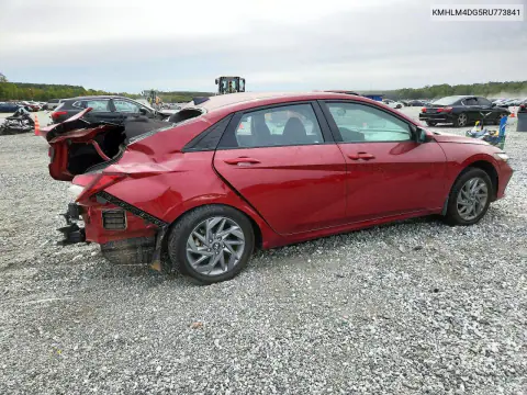 2024 Hyundai Elantra Sel VIN KMHLM4DG5RU773841 фото 3