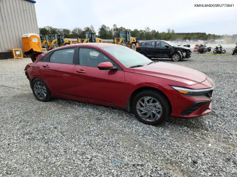 2024 Hyundai Elantra Sel VIN KMHLM4DG5RU773841 фото 4