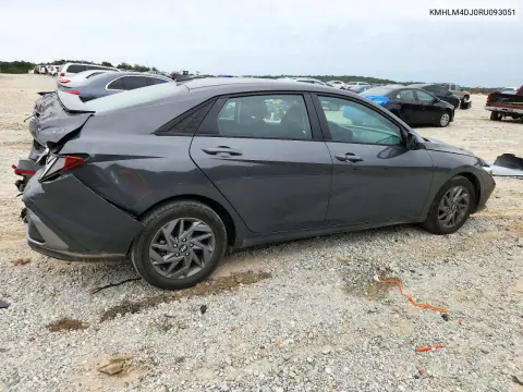 2024 Hyundai Elantra Blue VIN KMHLM4DJ0RU093051 фото 3
