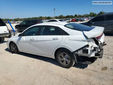 2024 Hyundai Elantra Se VIN KMHLL4DG4RU829447 фото 2