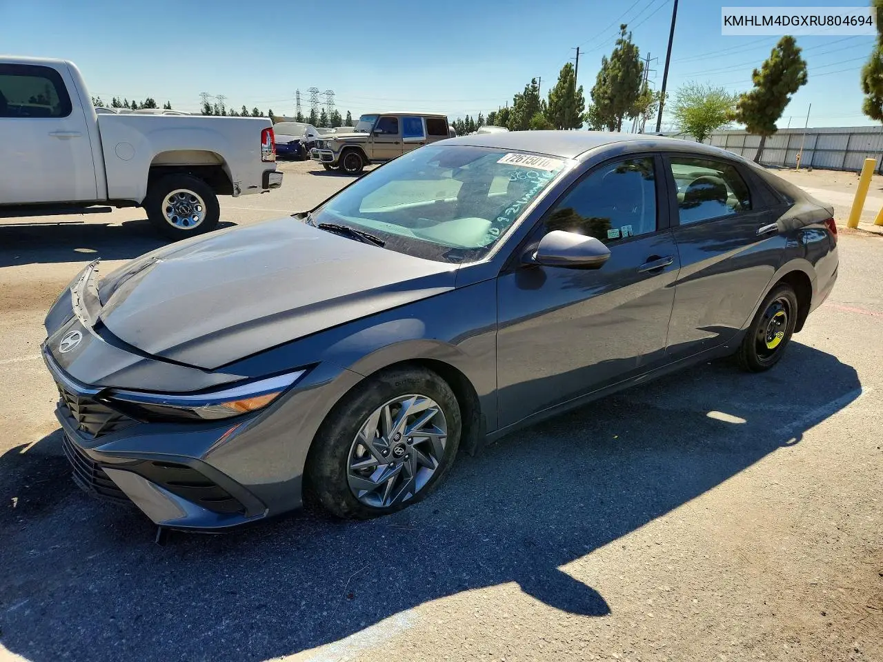 2024 Hyundai Elantra Sel VIN KMHLM4DGXRU804694 фото 1