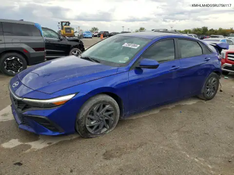 KMHLM4DG5RU756117 Hyundai Elantra 2024 — повреждение Задняя часть, фото до ремонта
