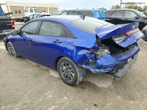 KMHLM4DG5RU756117 — 2024 Hyundai Elantra, фото 2 с аукциона Copart, Задняя часть