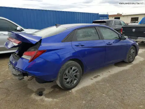 KMHLM4DG5RU756117 — 2024 Hyundai Elantra, фото 3 с аукциона Copart, Задняя часть