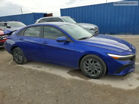 KMHLM4DG5RU756117 — 2024 Hyundai Elantra, фото 4 с аукциона Copart, Задняя часть