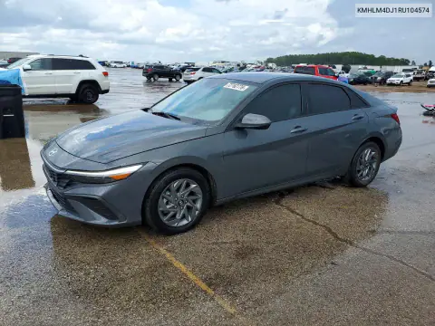 KMHLM4DJ1RU104574 Hyundai Elantra 2024 — повреждение Боковая часть, фото до ремонта