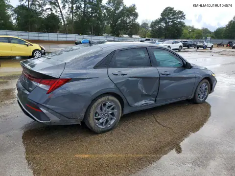 KMHLM4DJ1RU104574 — 2024 Hyundai Elantra, фото 3 с аукциона Copart, Боковая часть