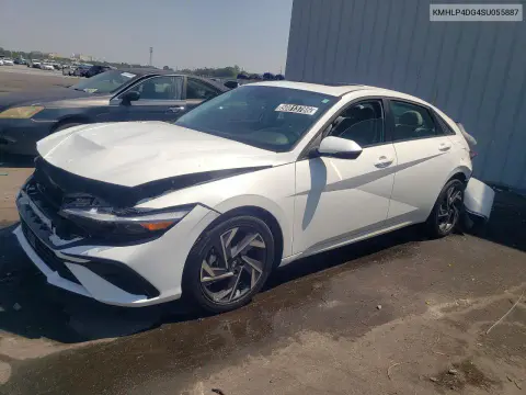 KMHLP4DG4SU055887 — 2025 Hyundai Elantra, Задняя часть, фото до ремонта