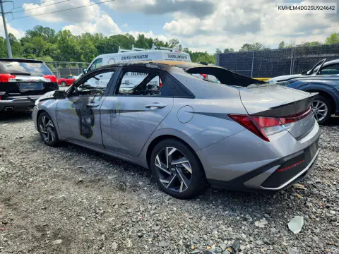 2025 Hyundai Elantra Sel Sport VIN KMHLM4DG2SU924642 фото 2