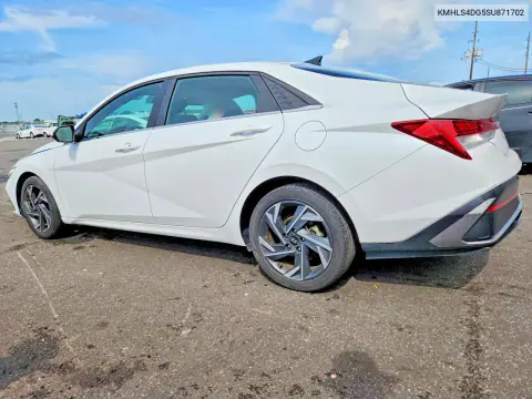 2025 Hyundai Elantra Sel VIN KMHLS4DG5SU871702 фото 2