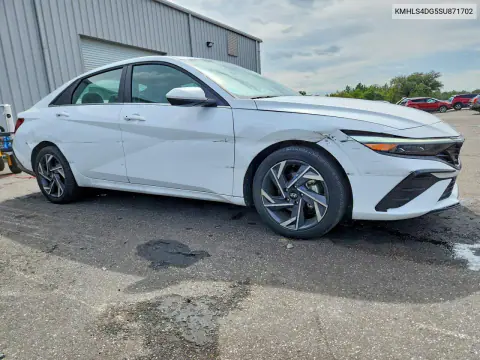 2025 Hyundai Elantra Sel VIN KMHLS4DG5SU871702 фото 4