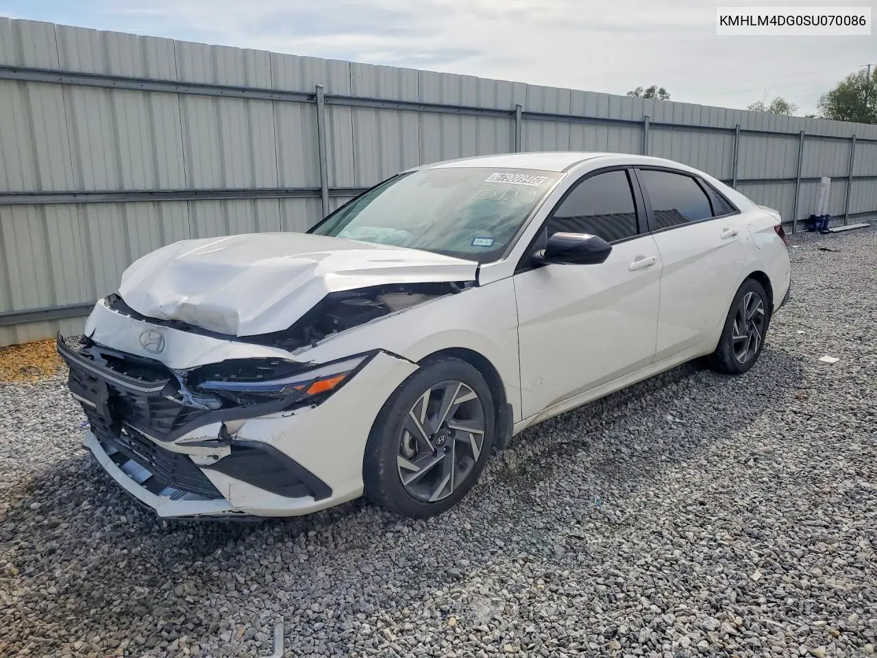 2025 Hyundai Elantra Sel Sport VIN KMHLM4DG0SU070086 фото 1