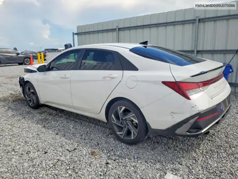 2025 Hyundai Elantra Sel Sport VIN KMHLM4DG0SU070086 фото 2