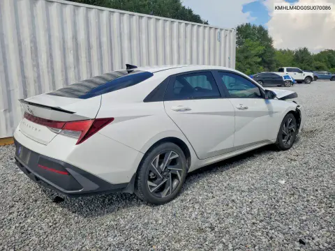 2025 Hyundai Elantra Sel Sport VIN KMHLM4DG0SU070086 фото 3