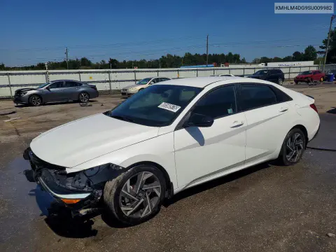KMHLM4DG9SU009982 — 2025 Hyundai Elantra, Передняя часть, фото до ремонта